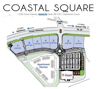 Plus de détails pour 11238 Ocean| Route 50 Gtwy, Berlin, MD - Terrain à louer